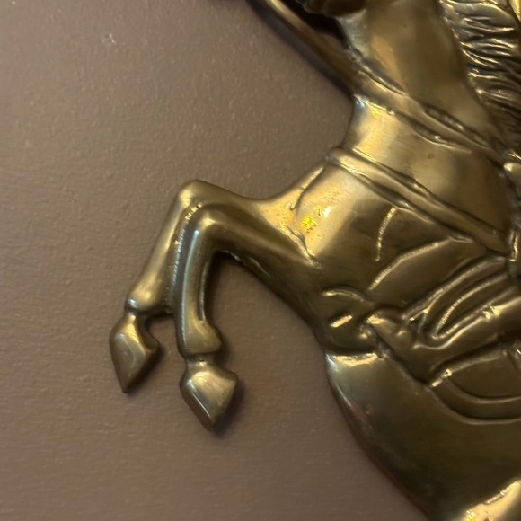 COPY - Mid-Century Modern Brass Cast Eagle Wall Decor- Soaring Eagle Metal Wall… - Picture 10 of 12